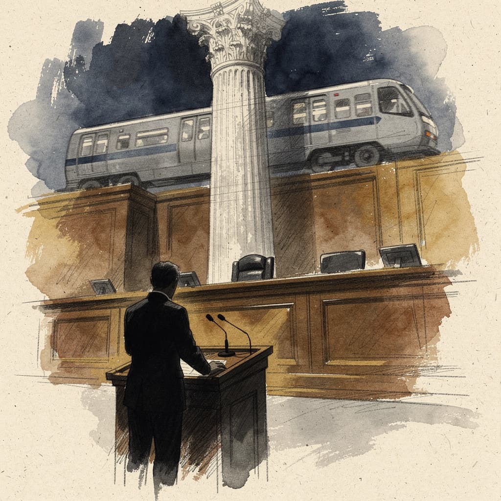 Editorial illustration for Galette v. New Jersey Transit